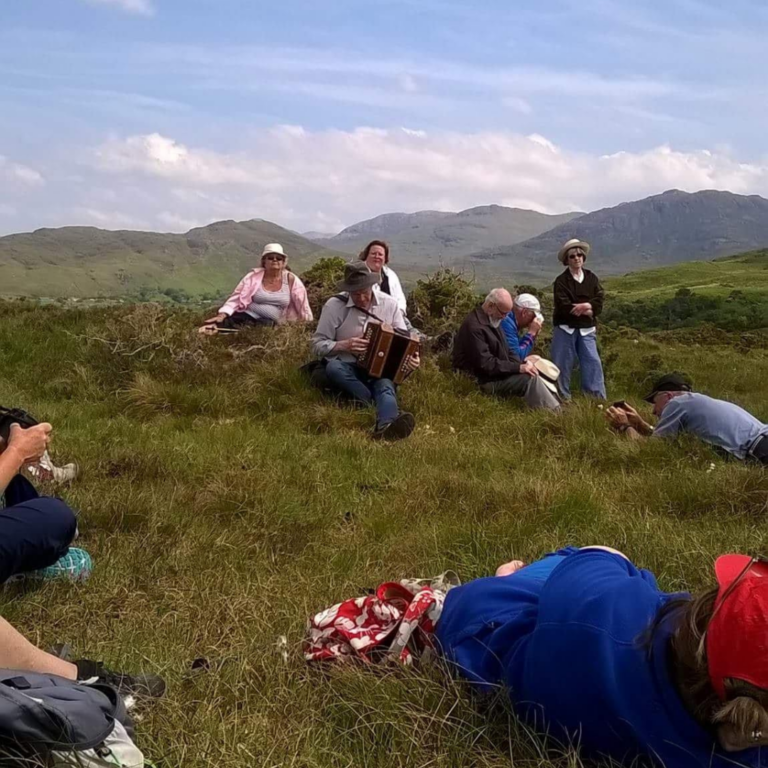 Musician on Bog