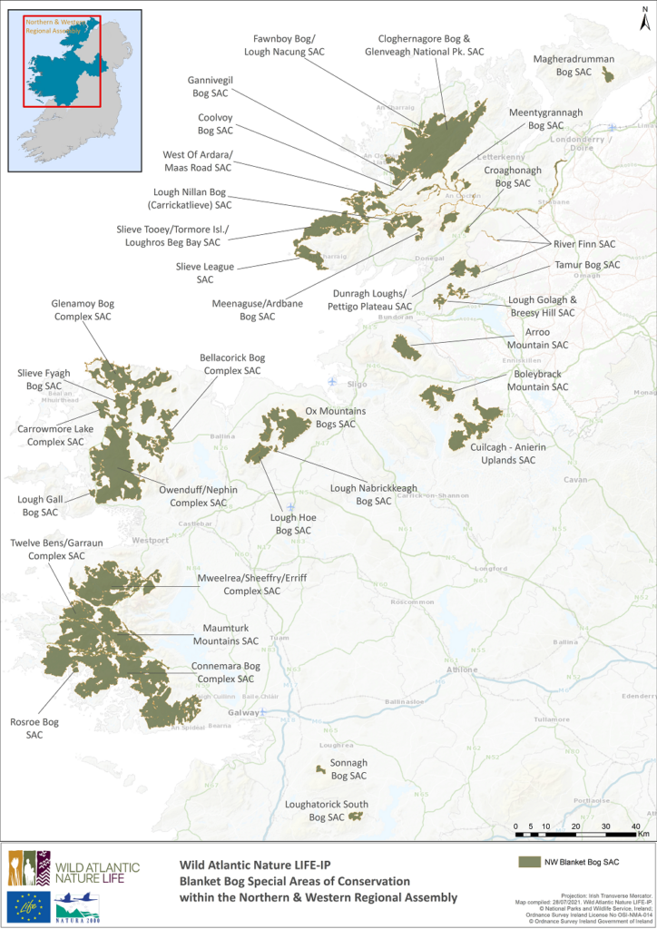 Wild Atlantic Nature Blanket Bog Map